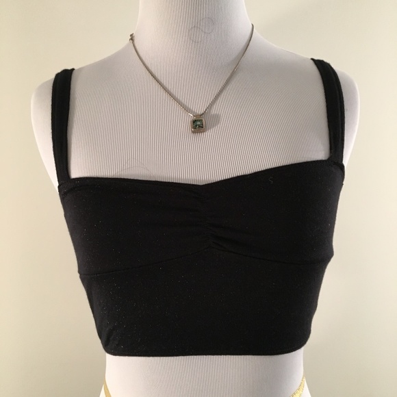 sparkle bralette tops